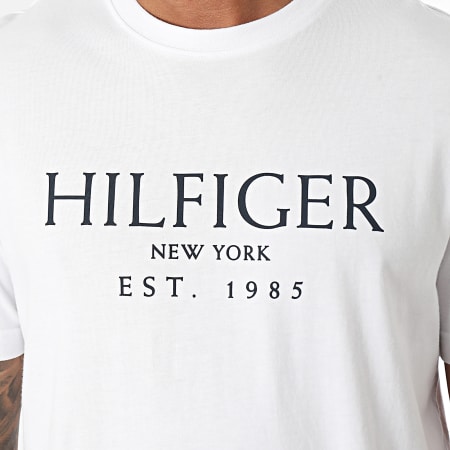 Tommy Hilfiger - Maglietta Grande Hilfiger 6499 Bianco