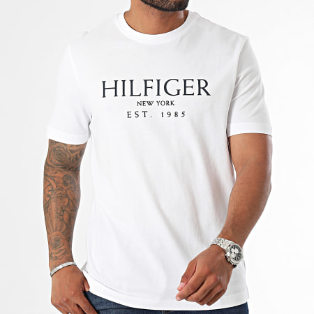 Tommy Hilfiger - Maglietta Grande Hilfiger 6499 Bianco