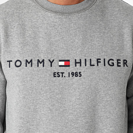 Tommy Hilfiger - Tommy Logo 1596 Felpa a girocollo Grigio scuro