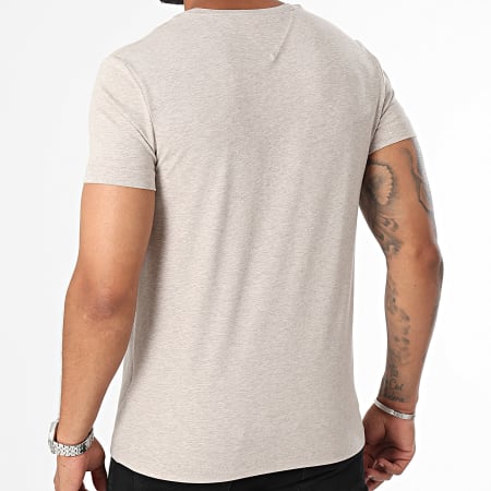 Tommy Hilfiger - Tee Shirt Slim Stretch 0800 Beige Chiné