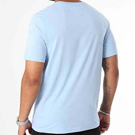 Tommy Hilfiger - Camiseta Roundle Logo Pecho 6482 Azul Claro