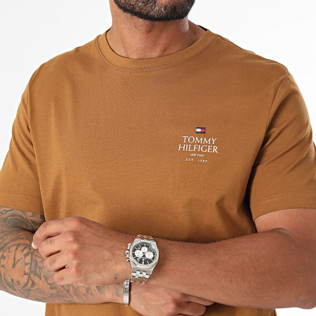 Tommy Hilfiger - Tee Shirt Stack 6500 Marron