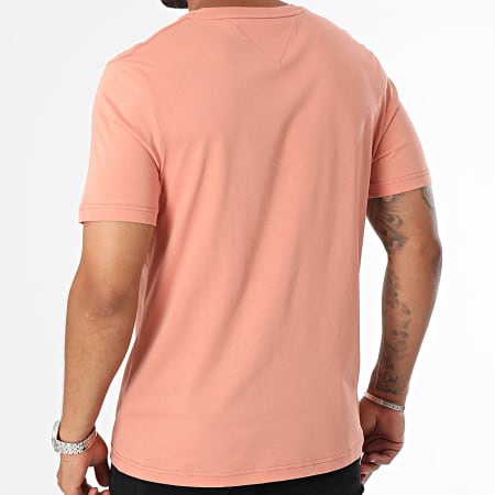 Tommy Hilfiger - Camiseta Roundle Logo Pecho 6482 Salmón