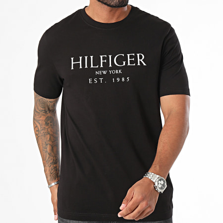 Tommy Hilfiger - Tee Shirt Big Hilfiger 6499 Negro