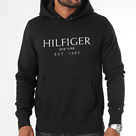 Tommy Hilfiger - Grote Hilfiger Hoodie 5523 Zwart