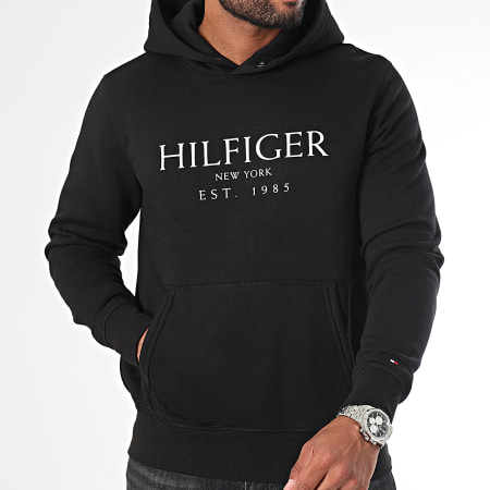 Tommy Hilfiger - Grote Hilfiger Hoodie 5523 Zwart