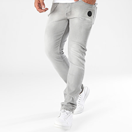 Zelys Paris - Fran Slim Jeans Grigio