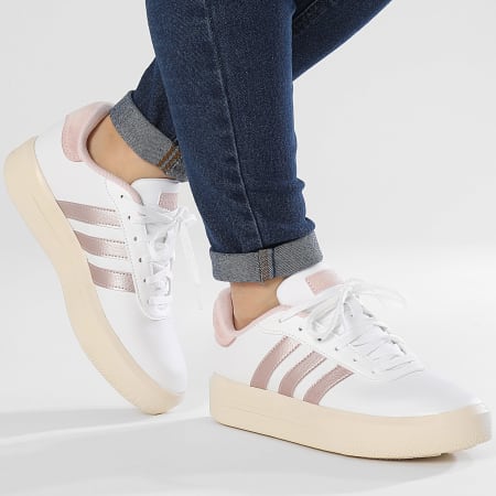 Adidas Sportswear - Grand Court Platform IH2398 Footwear White Sandy Pink Sneakers donna