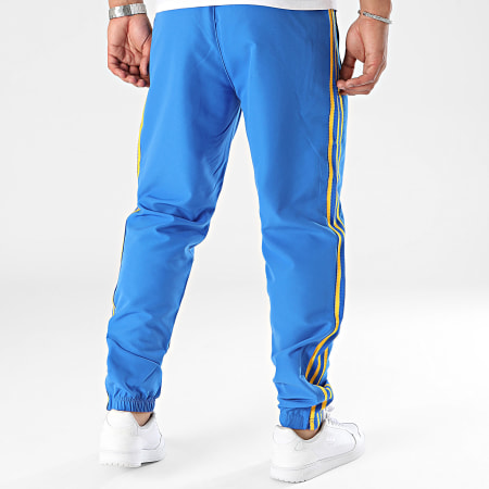 Adidas Originals - Pantaloni da jogging a righe intrecciate IW3234 Royal Blue