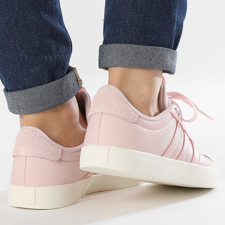 Adidas Performance - VL Court 3.0 Zapatillas Mujer IF4474 Sandy Pink Mel Off White