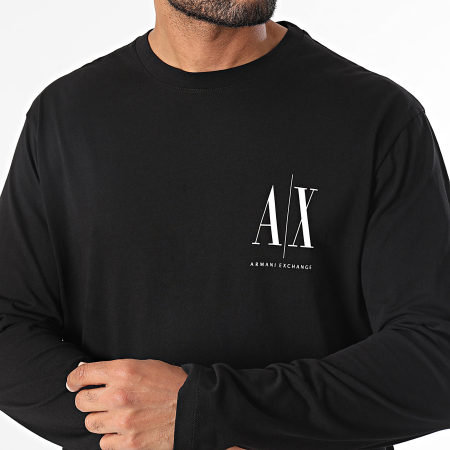 Armani Exchange - Camiseta Manga Larga 8NZTPL-ZJH4Z Negro