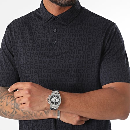 Armani Exchange - Polo a maniche corte 6DZFFD-ZJH4Z Navy Black