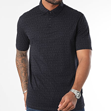 Armani Exchange - Polo a maniche corte 6DZFFD-ZJH4Z Navy Black