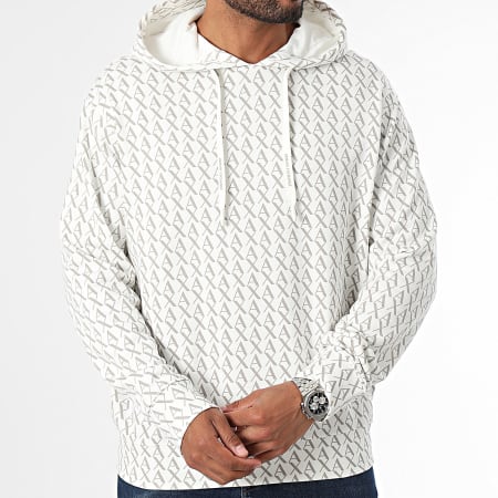 Armani Exchange - Hoodie 8NZMCW-ZJNRZ Wit Beige