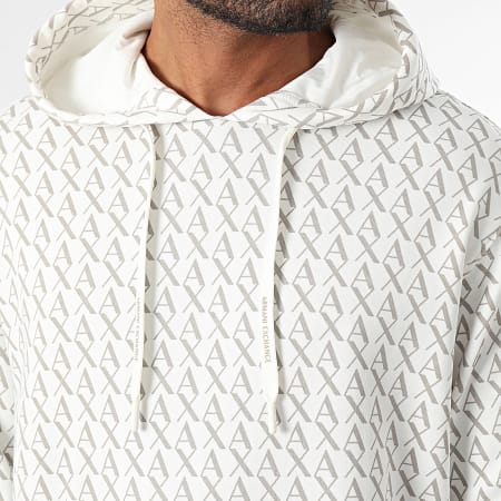 Armani Exchange - Hoodie 8NZMCW-ZJNRZ Wit Beige