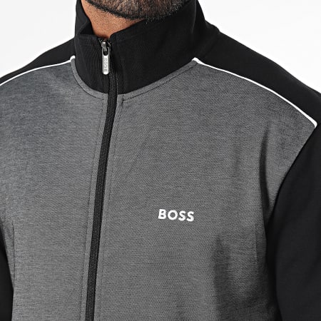 BOSS - Chaqueta con cremallera 50521809 Heather Grey Black