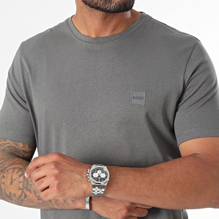 BOSS - Camiseta Tales 50508584 Gris antracita