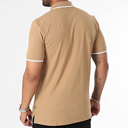 BOSS - Parlay 190 polo met korte mouwen 50494697 Camel