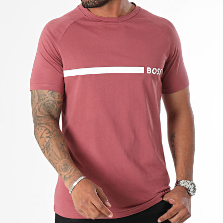 BOSS - Camiseta slim 50517970 Rojo