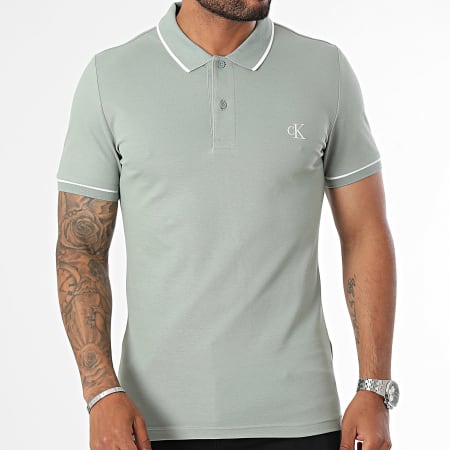 Calvin Klein - Polo de manga corta 5603 Verde claro