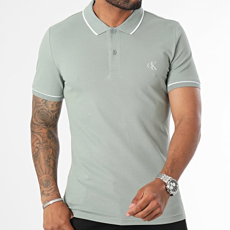 Calvin Klein - Polo a maniche corte 5603 Verde chiaro