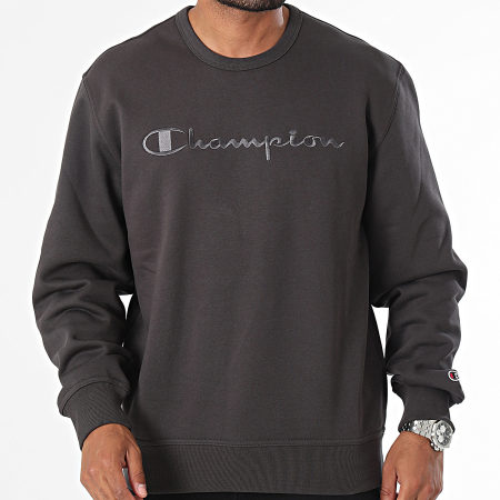 Champion - Sudadera con cuello redondo 220272 Gris antracita