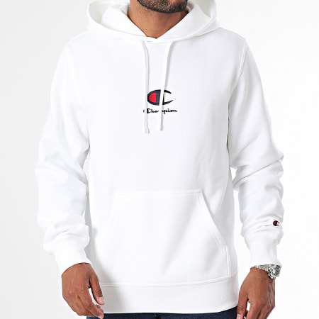 Champion - Sweat Capuche 220268 Blanc