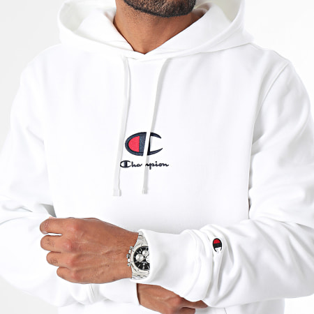 Champion - Sudadera con capucha 220268 Blanca