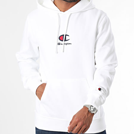 Champion - Sudadera con capucha 220268 Blanca