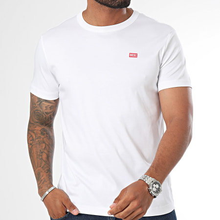 Diesel - Tee Shirt Miegor K77 A14819-0SKAF Blanc