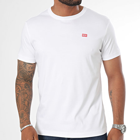 Diesel - Tee Shirt Miegor K77 A14819-0SKAF Blanc