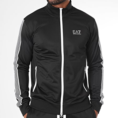 EA7 Emporio Armani - Trainingspak Met Strepen 6DPV58-PJ08Z Zwart