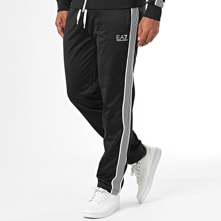 EA7 Emporio Armani - Trainingspak Met Strepen 6DPV58-PJ08Z Zwart