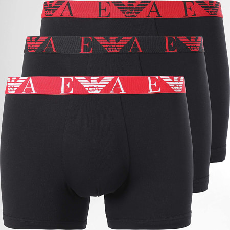 Emporio Armani - Lot De 3 Boxers 111473-4F715 Noir