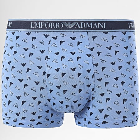 Emporio Armani - Juego de 3 calzoncillos 112130-4F717 Azul marino Azul real claro