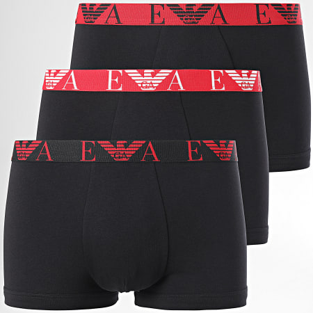 Emporio Armani - Set di 3 boxer 111357-4F715 Nero