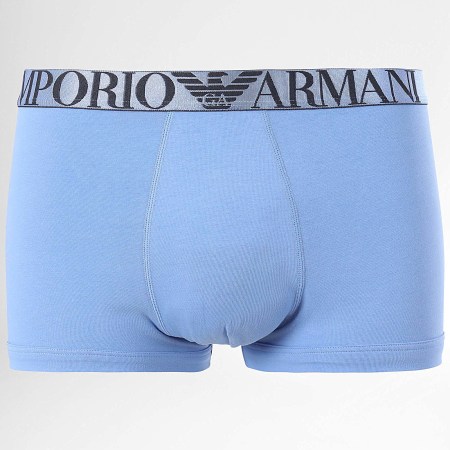 Emporio Armani - Lot De 3 Boxers 111357-4F726 Bleu Clair Bleu Marine Rouge Brique