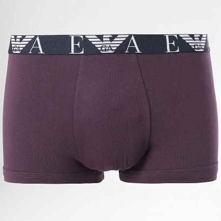 Emporio Armani - Set di 3 boxer 111357-4F715 Navy Bordeaux Green Khaki