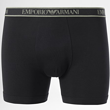 Emporio Armani - Juego de 3 calzoncillos 111473-4F717 Negro