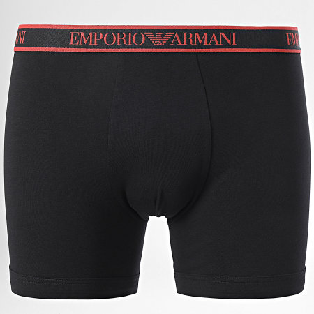 Emporio Armani - Juego de 3 calzoncillos 111473-4F717 Negro