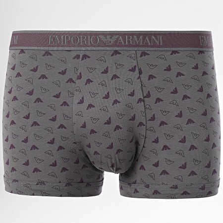 Emporio Armani - Juego de 3 calzoncillos 112130-4F717 Gris Negro