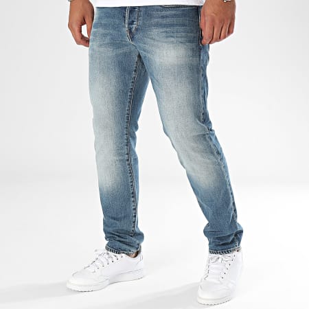 G-Star - Normale taps toelopende jeans 51003-C052 Blauwe denim