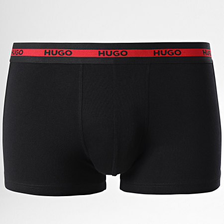 HUGO - Set van 3 Boxers 50517883 Zwart Marine Lichtblauw