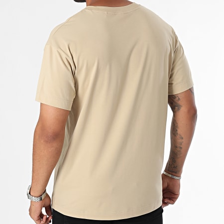 HUGO - Camiseta Linked Tee Shirt 50518646 Beige