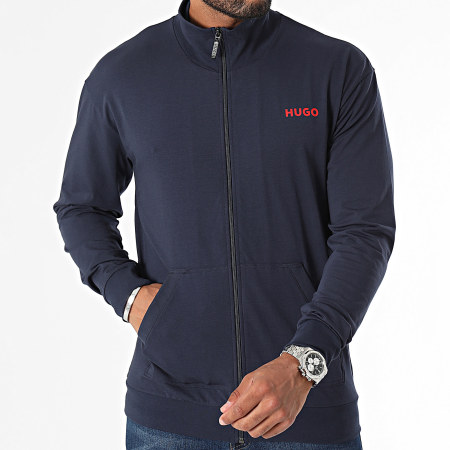 HUGO - Gekoppelde Ritssweater 50518700 Navy