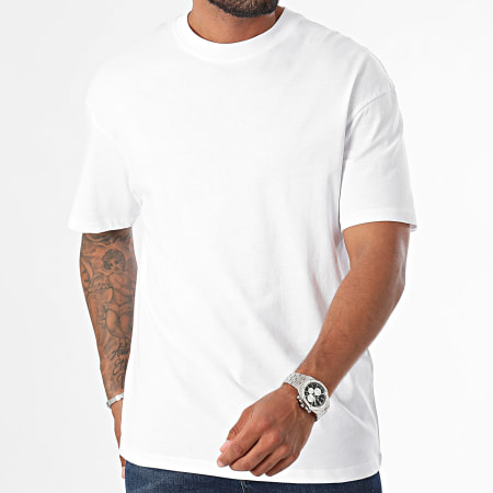 Jack And Jones - Lot De 2 Tee Shirts Bradley Blanc