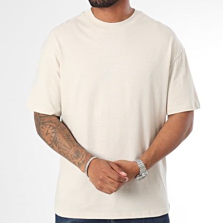 Jack And Jones - Set van 2 Bradley Beige Bruin T-shirts