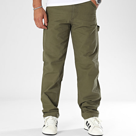 Jack And Jones - Teddie Barkley Baggy Jeans Timmerman Khaki Groen