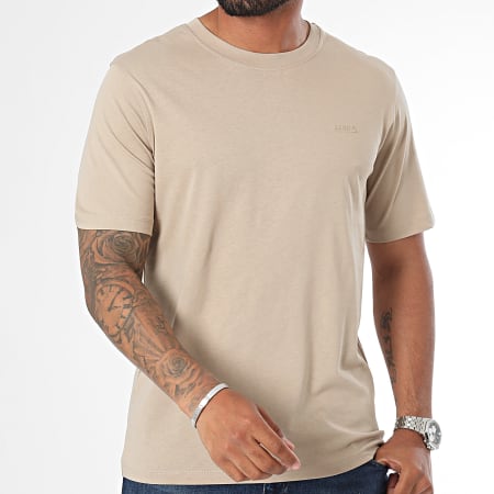 Jack And Jones - Set van 5 Wolk T-shirts Wit Beige Groen Grijs Zwart