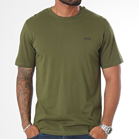 Jack And Jones - Set van 5 Wolk T-shirts Wit Beige Groen Grijs Zwart